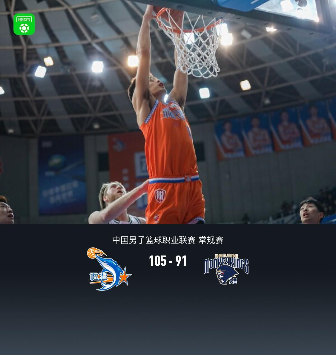 开云体育官方app-福建105-91力克同曦，邹阳21分4板2助，郭昊文26分